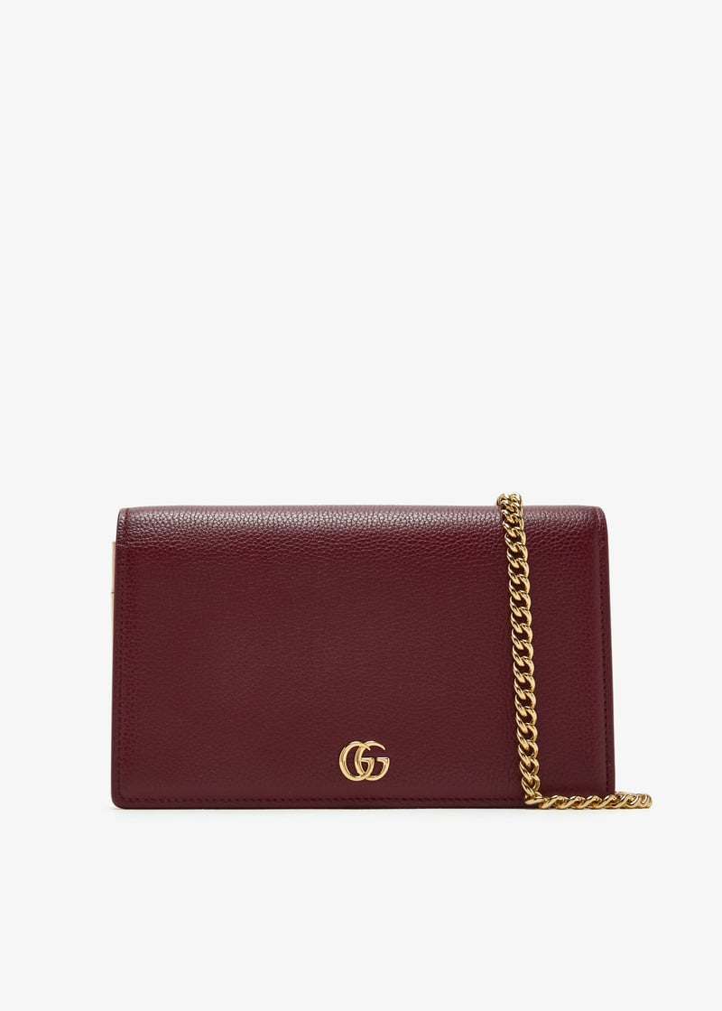 GUCCI | GG Marmont leather mini chain bag