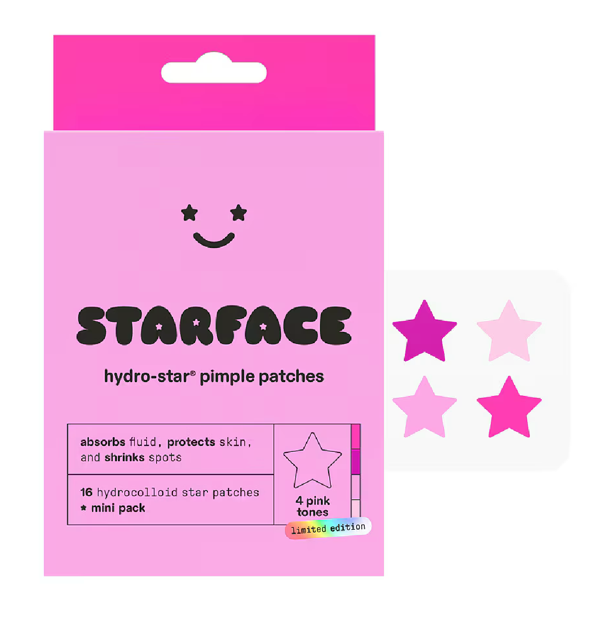 STARFACE Original | Hydro-Star Pink Pimple Patches