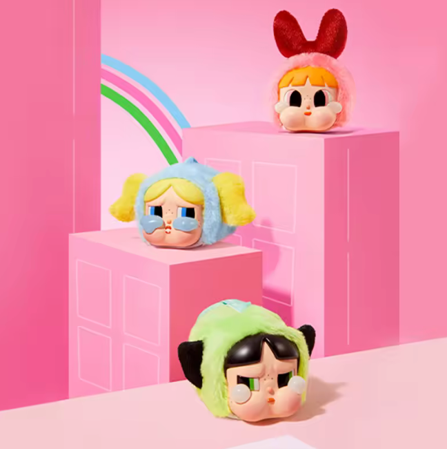 POP MART | CRYBABY x Powerpuff Girls Series - Vinyl Face Plush Blind Box (1PC)