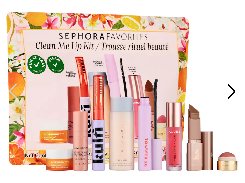 SEPHORA US | Clean Me Up Makeup and Skincare Value Set (Real Value AED 680)