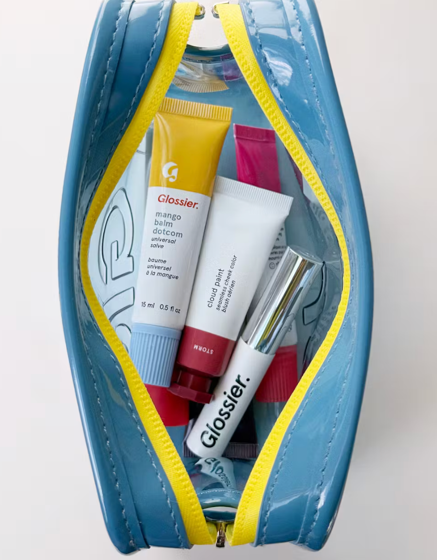 GLOSSIER | Summer Limited Edition | Mini Clear Beauty Bag