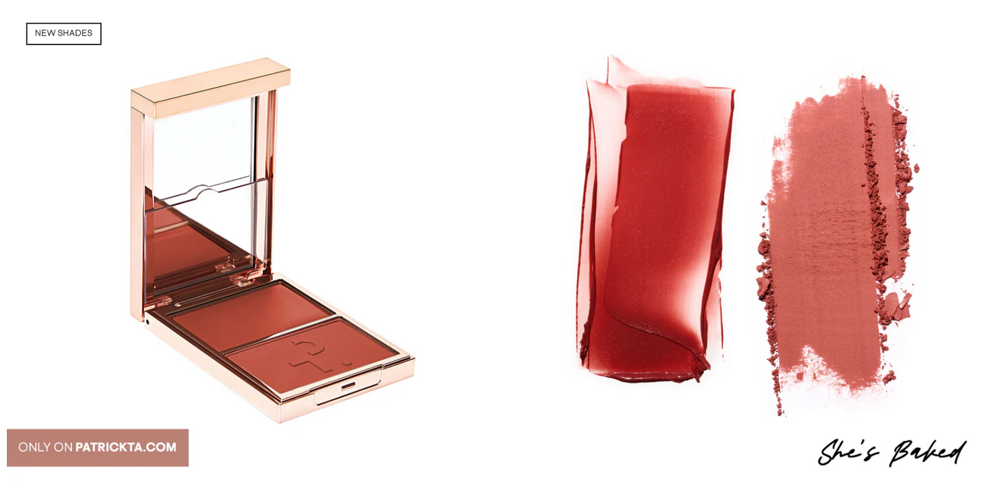 PATRICK TA | Creme Powder Blush Duos