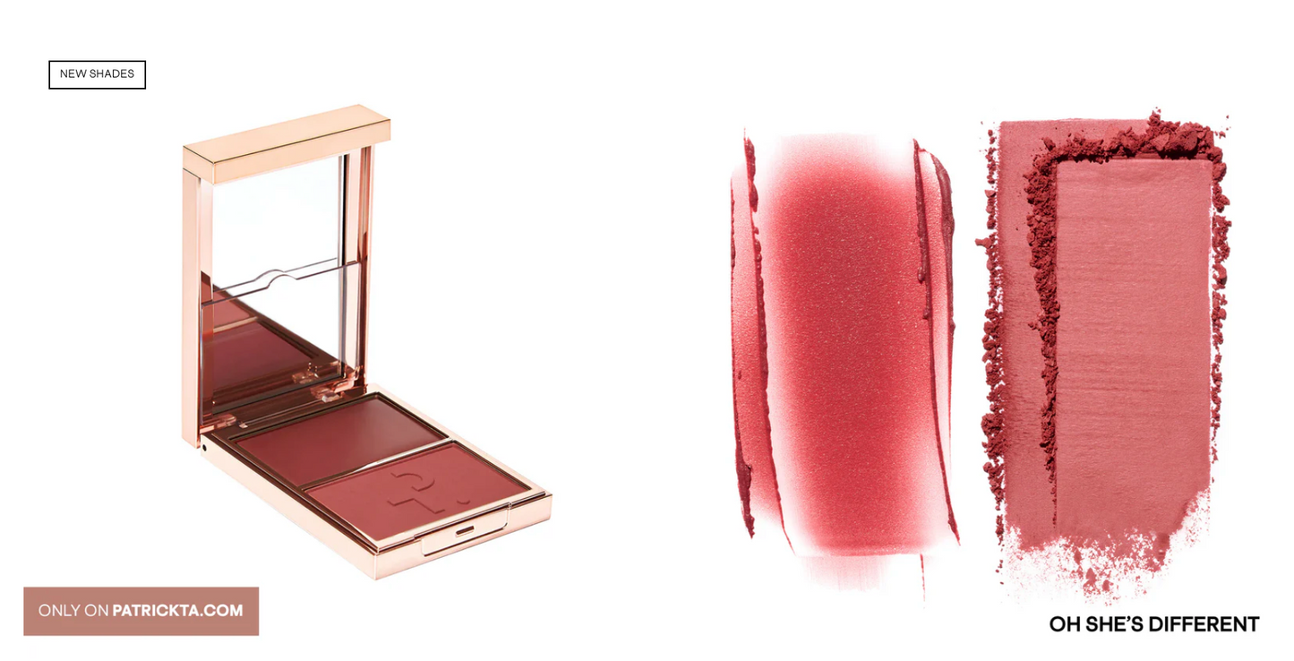 PATRICK TA | Creme Powder Blush Duos