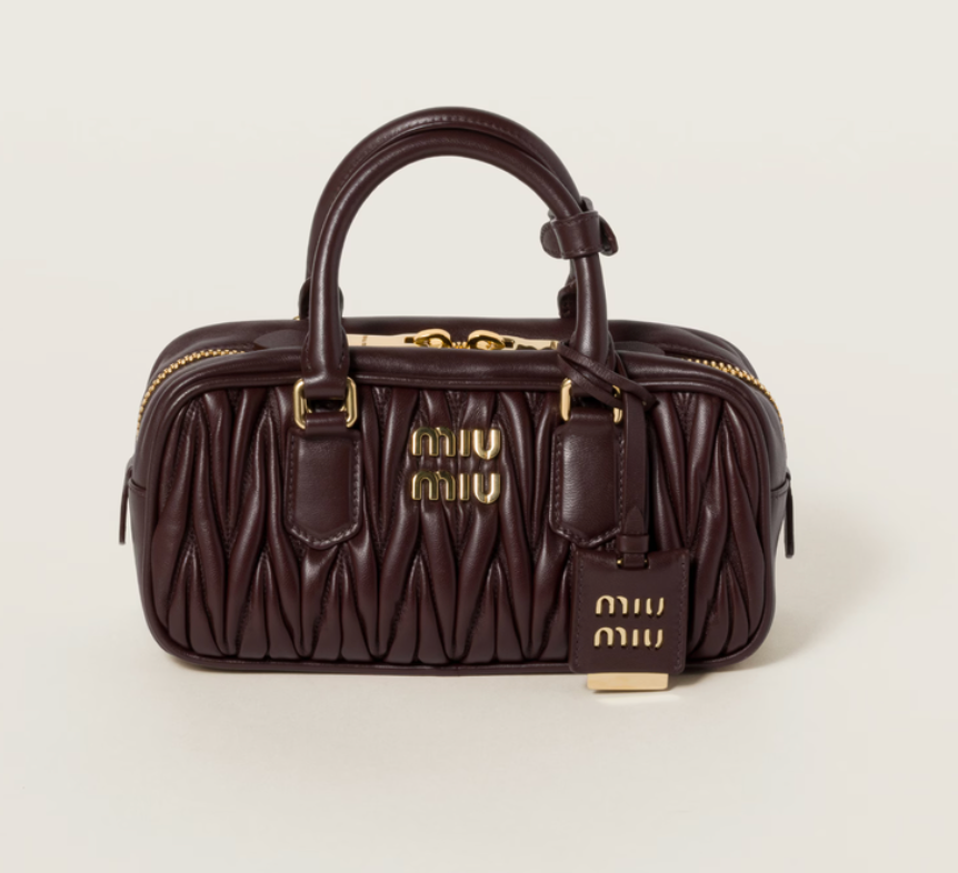 Mui Mui | Arcadie matelassé nappa leather bag