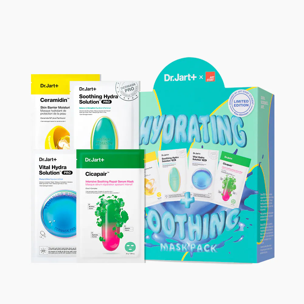 SEPHORA US | Dr.Jart+ X Art Start Hydrating and Soothing Face Mask Value Set