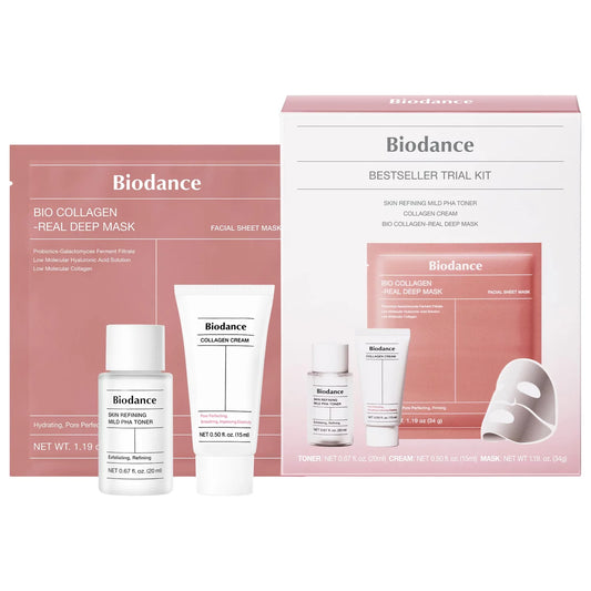 Biodance | Bestseller Trial Kit for Gentle Exfoliation, Skin Smoothing, and Pore Perfecting