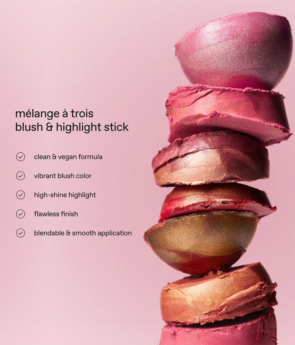 REM BEAUTY MÉLANGE À TROIS BLUSH & HIGHLIGHT STICK