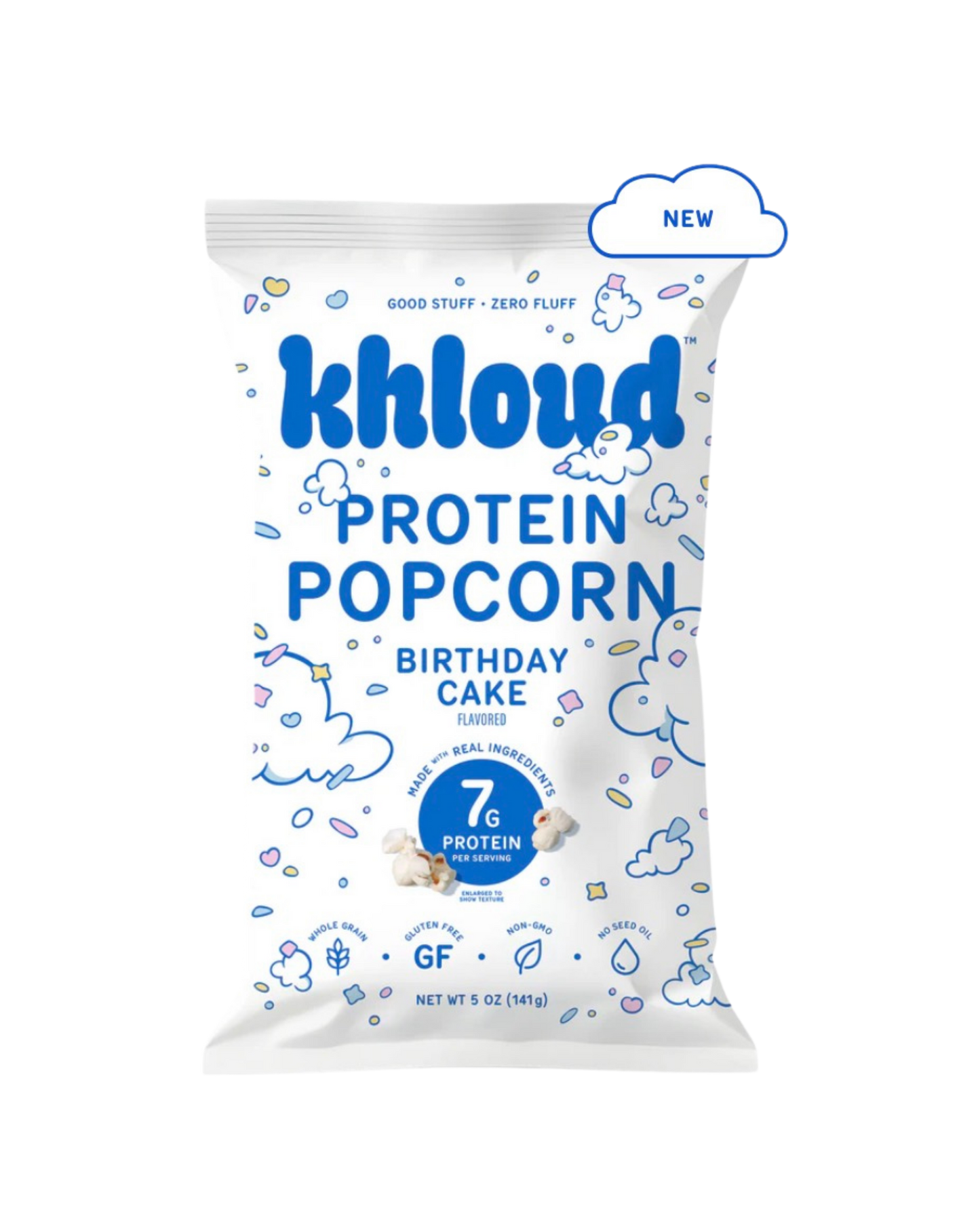 KHLOUD PROTEIN POPCORN (BIRTHDAY CAKE)