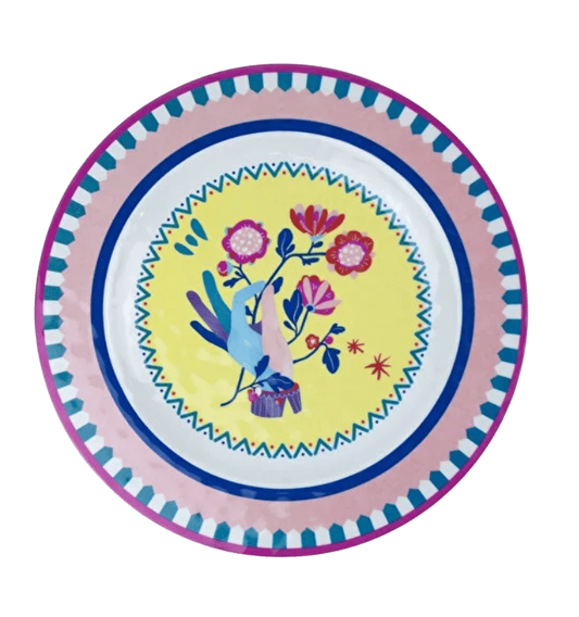 Baci Milano | Mamma Mia Set of 6 Hand Patterned Dinner Plates 28 cm