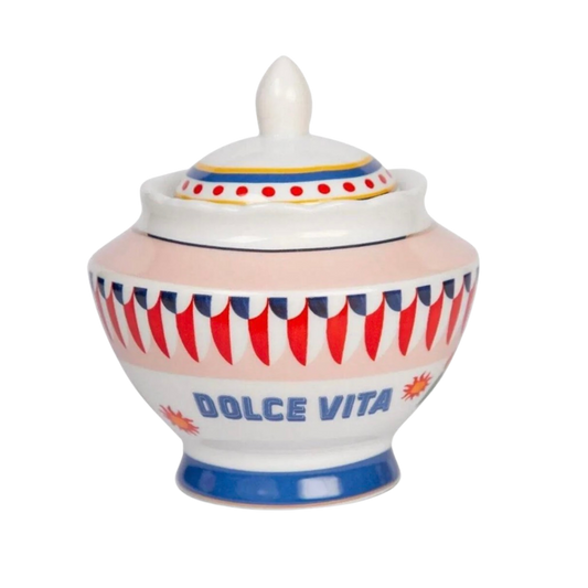 Baci Milano | Dolce Vita Multicolored Sugar Bowl 13 cm