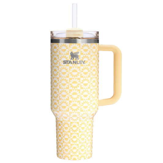 STANLEY 1913 | QUENCHER® H2.0 FLOWSTATE™ TUMBLER -  Butter Sunflower - 1.18L