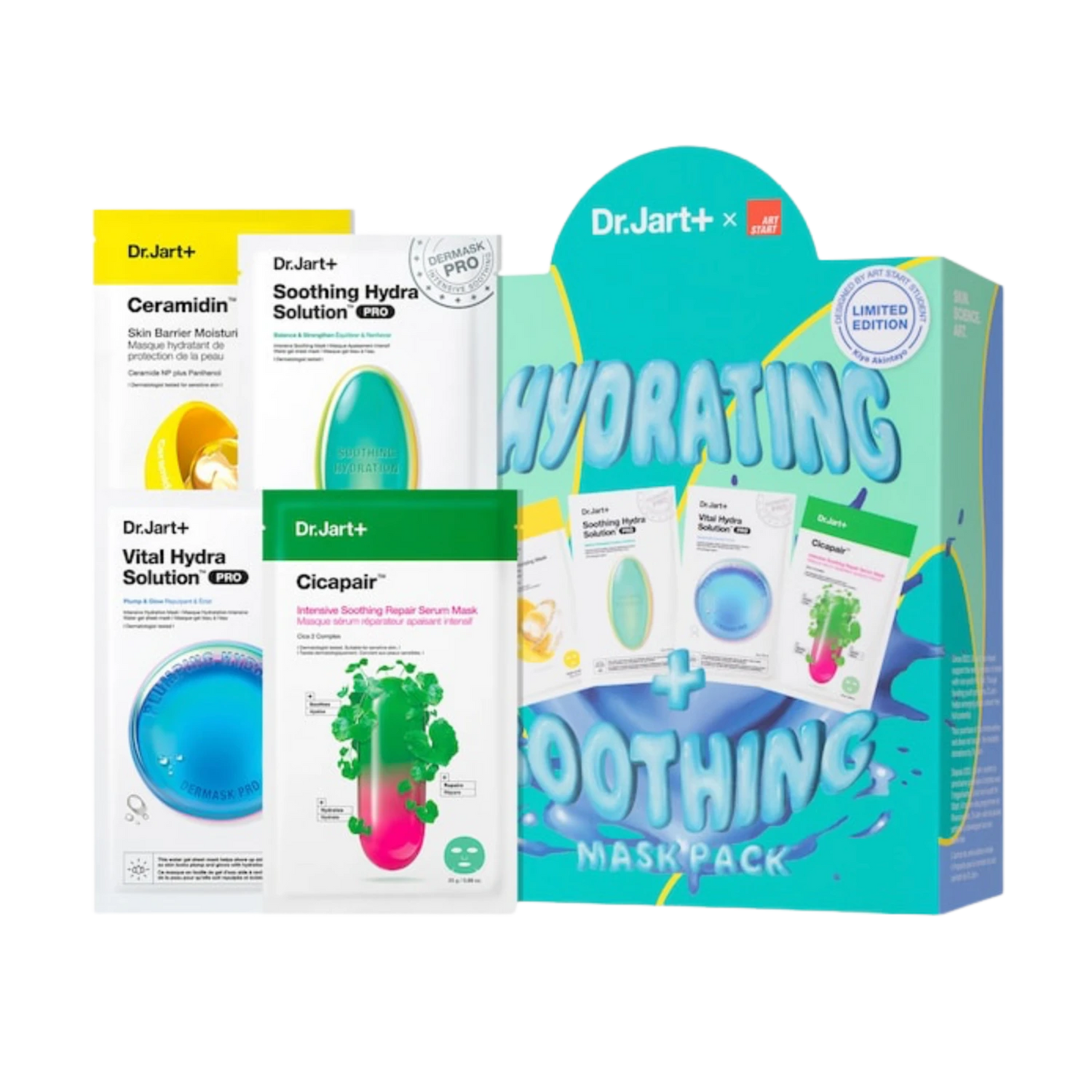 Dr.Jart+ X Art Start Hydrating and Soothing Face Mask Value Set