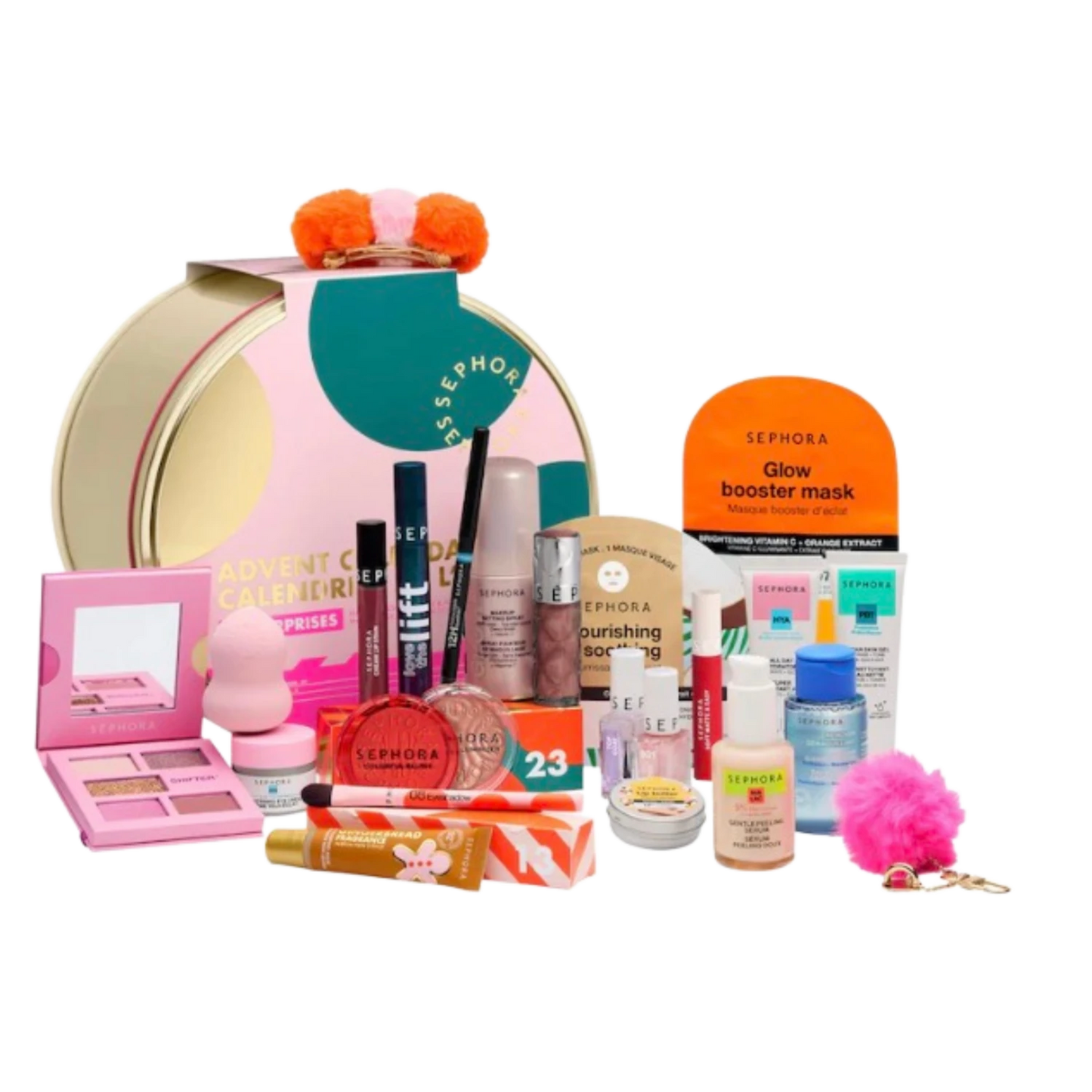 SEPHORA COLLECTION Premium Makeup & Skincare Advent Calendar Gift Set