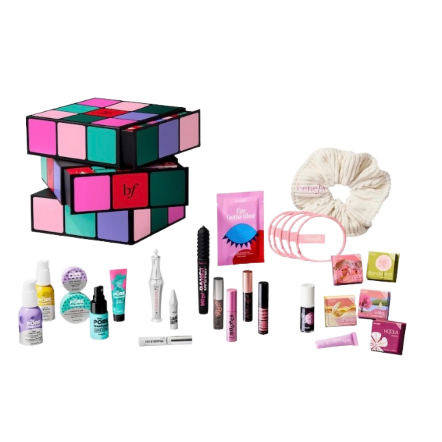 Benefit Cosmetics Glam Cube 24-Day Makeup Advent Calendar Gift Set