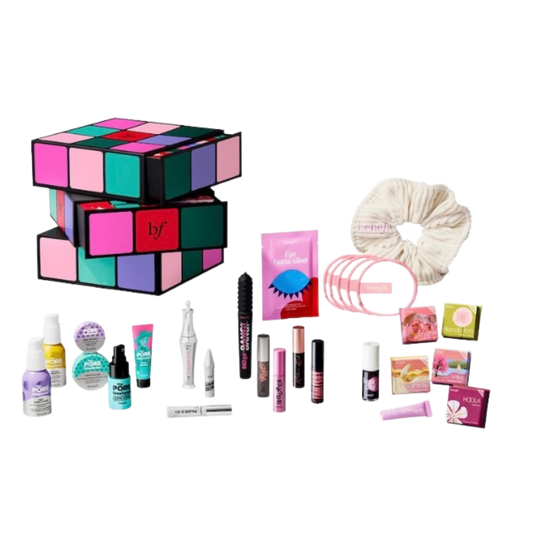 Benefit Cosmetics Glam Cube 24-Day Makeup Advent Calendar Gift Set