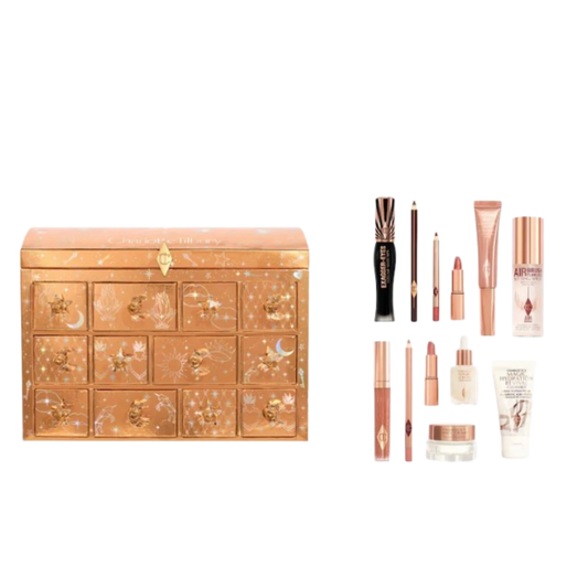 Charlotte Tilbury Charlotte's Beauty Treasure Chest Makeup and Skincare Advent Calendar