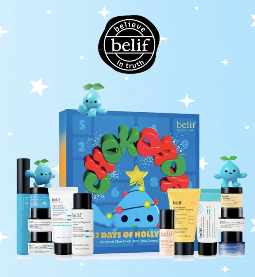 belif 12 Days of ChokChok Hollydays Advent Calendar