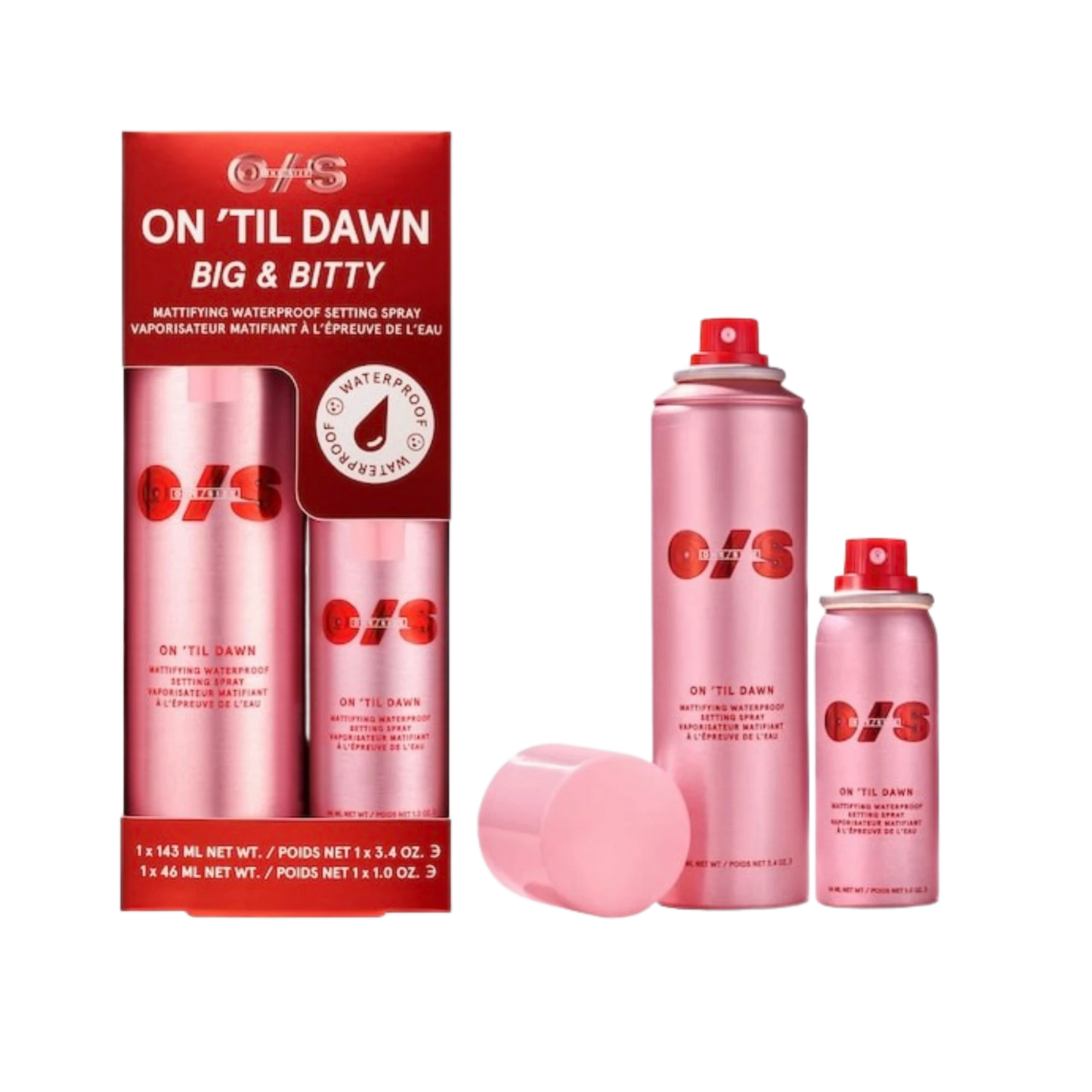 On 'Til Dawn Mattifying Waterproof Setting Spray Big & Bitty Duo