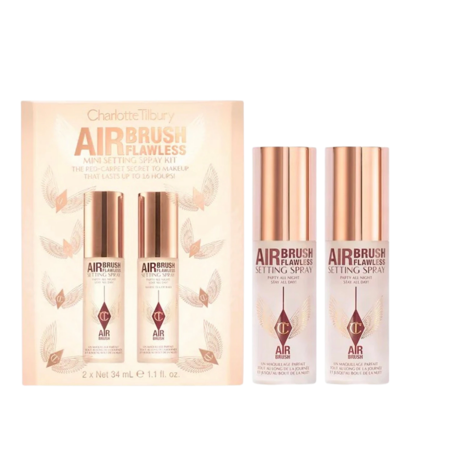 Charlotte Tilbury - Mini Airbrush Flawless Setting Spray Duo Gift Set