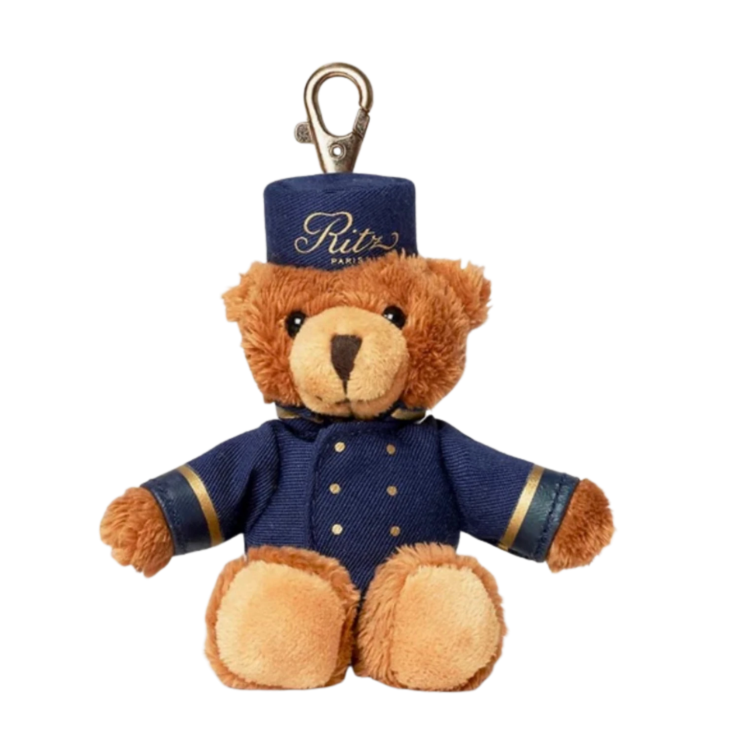 Teddy bear bellboy key ring