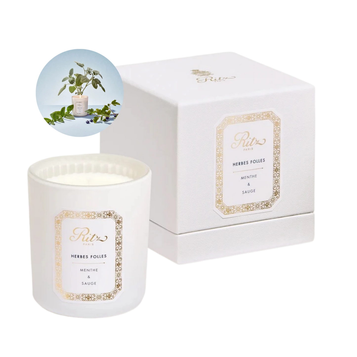 Scented candle Herbes Folles - Ritz Bar collection