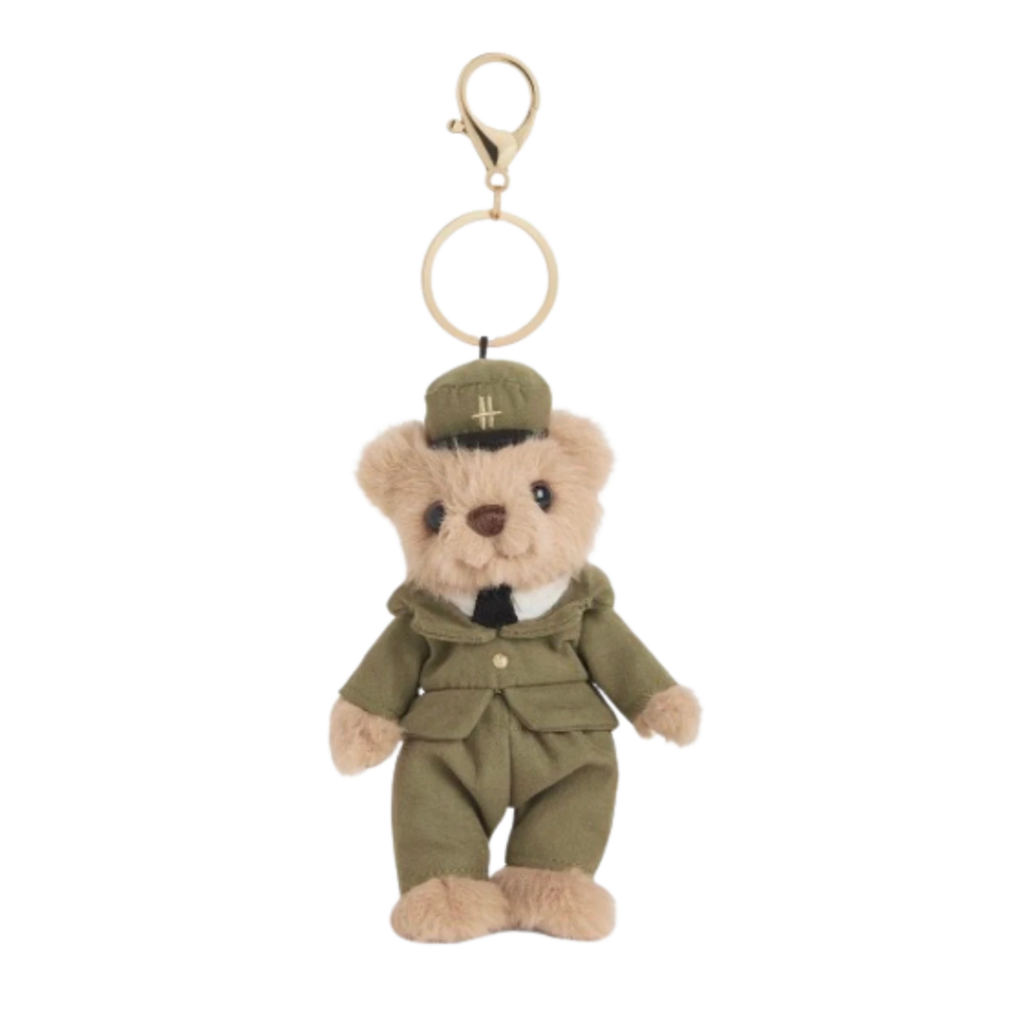 HARRODS Green Man Bear Keyring