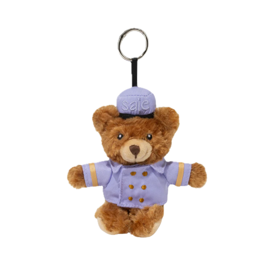 THE BELLHOP BEAR KEYCHAIN