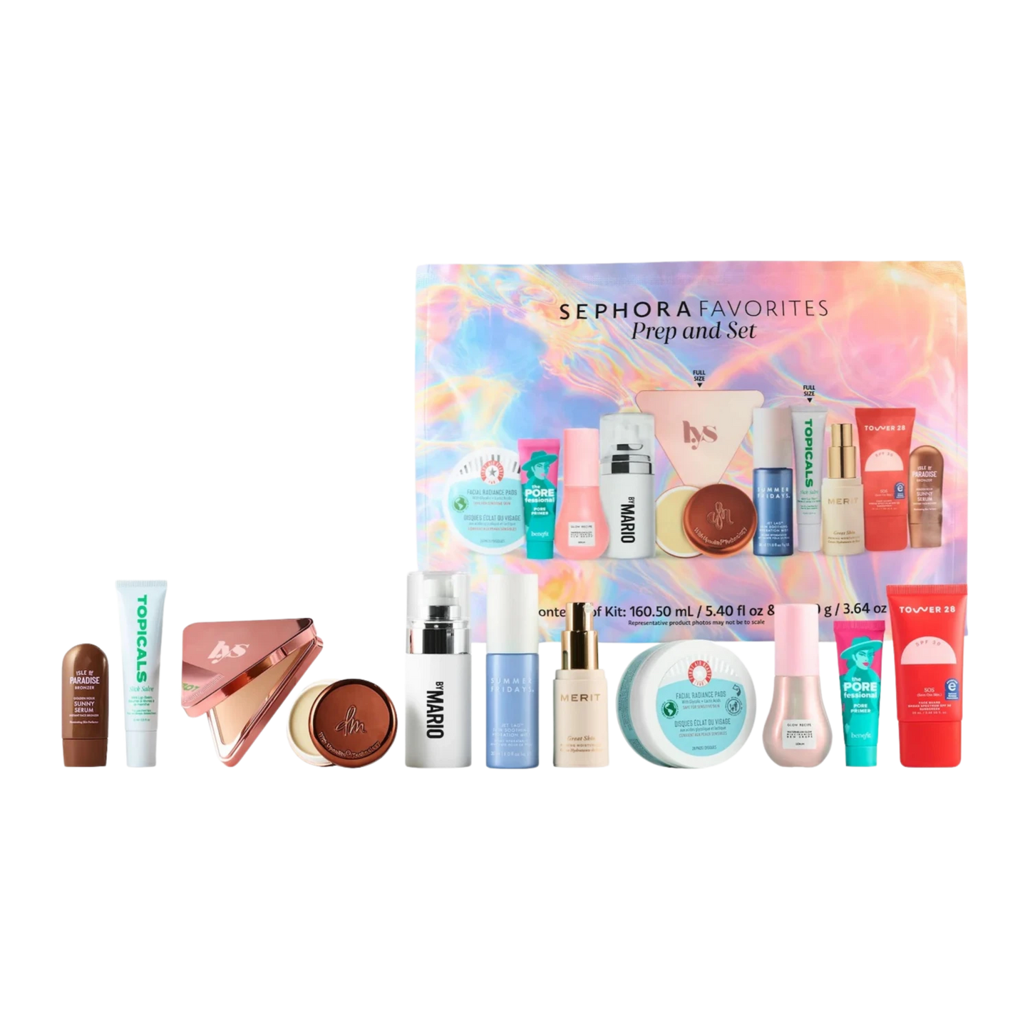 SEPHORA FAVORITES PREP & SET MAKEUP AND SKINCARE VALUE SET (REAL VALUE: AED 825)