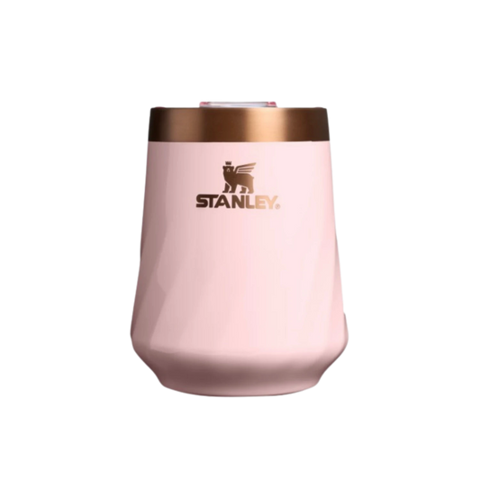 The Valentine's Day Textured Reserve Wine Tumbler - Pink