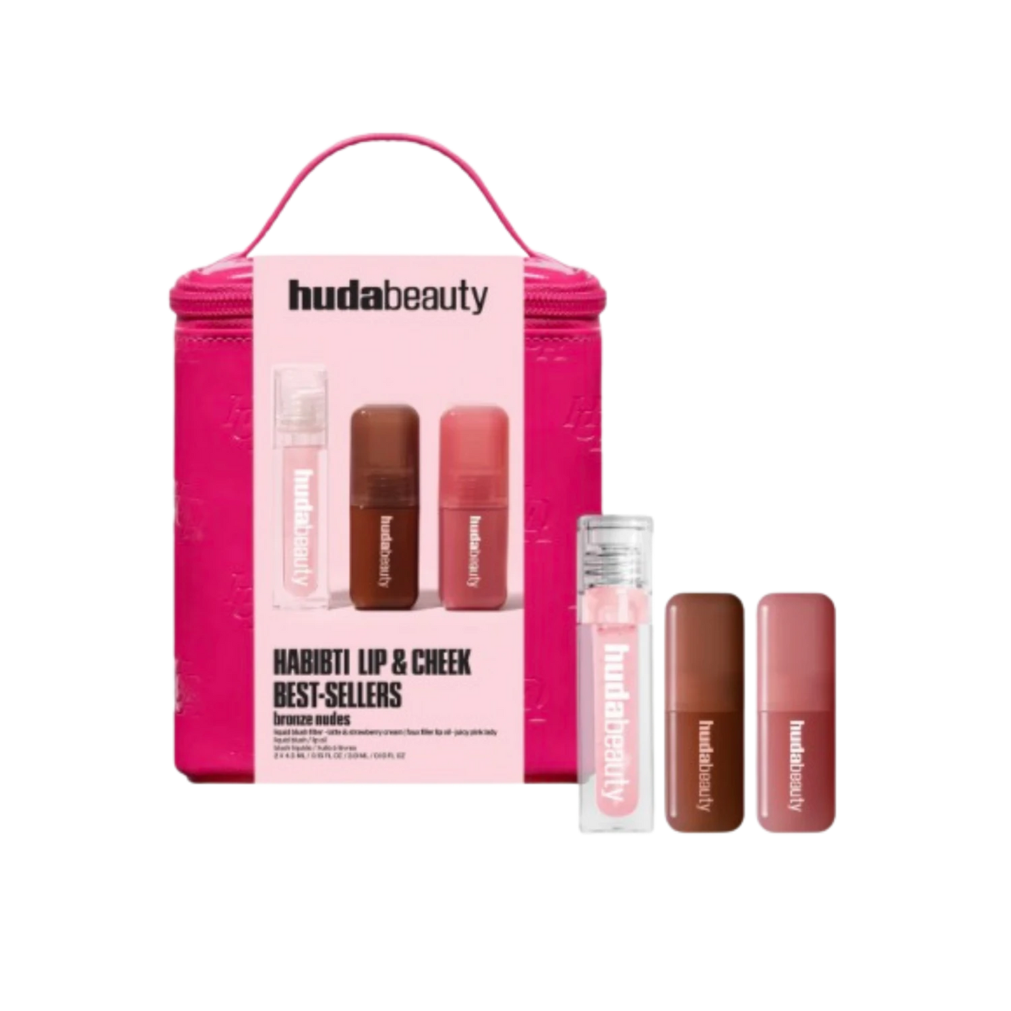 HUDA BEAUTY HABIBTI LIP AND CHEEK BEST SELLERS KIT