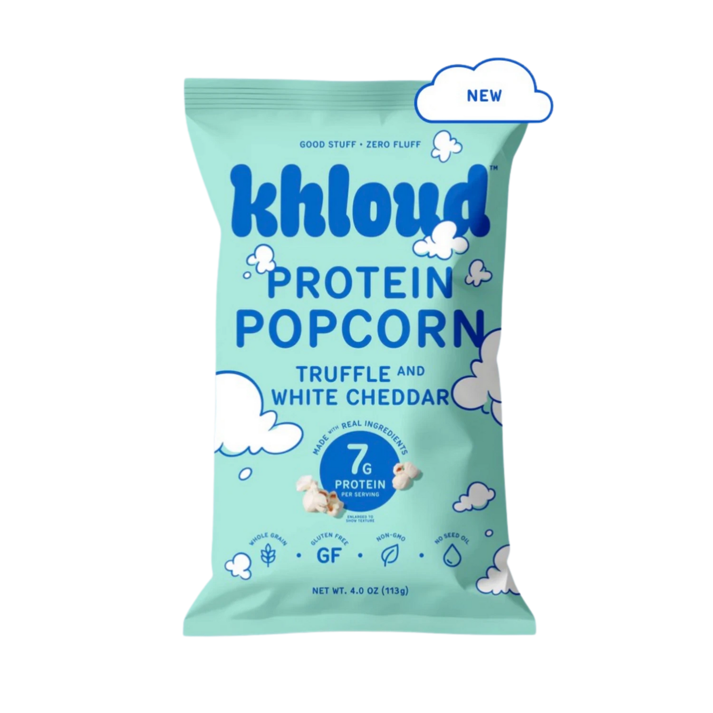 PROTEIN POPCORN - TRUFFLE AND WHITE CHEDDAR