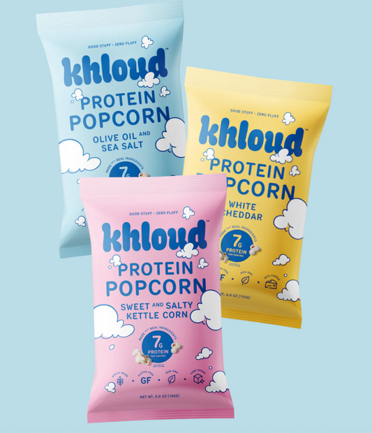 Khloud Original | PROTEIN POPCORN VARIETY PACK (Pack of 6)