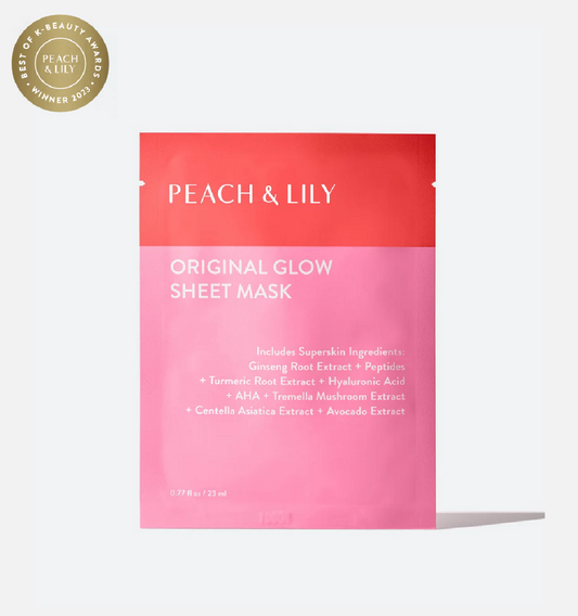 PEACH & LILY Original | Original Glow Sheet Mask (Pack of 4)