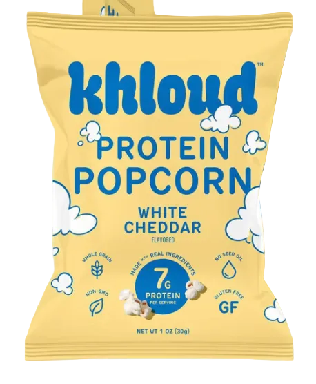 KHLOUD PROTEIN SNACK SIZE POPCORN (White Cheddar)