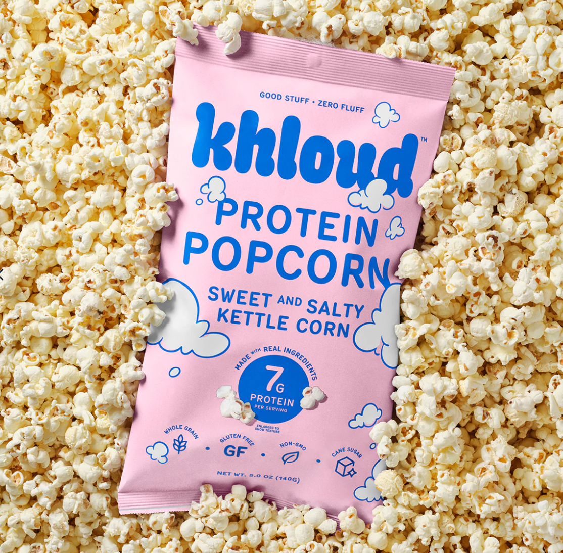 Khloud Original | SWEET AND SALTY KETTLE CORN PROTEIN POPCORN (Pack of 4)