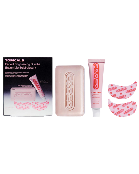TOPICALS FADED BRIGHTENING BUNDLE FOR DISCOLORATION ON FACE & BODY (UNSCENTED)