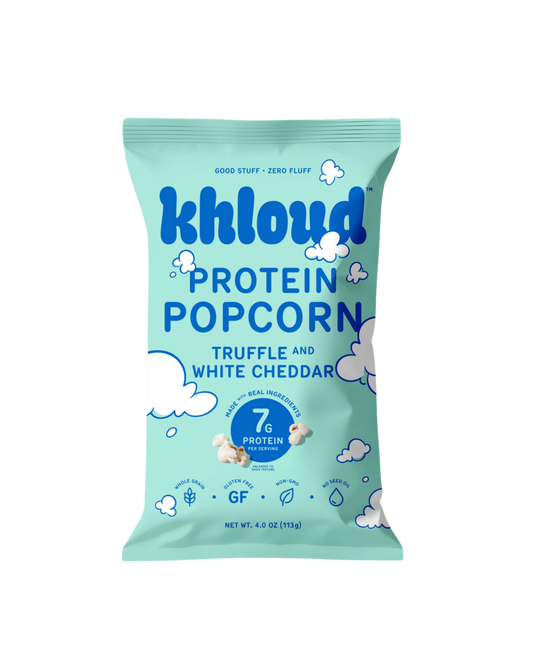KHLOUD PROTEIN POPCORN (TRUFFLE AND WHITE CHEDDAR)