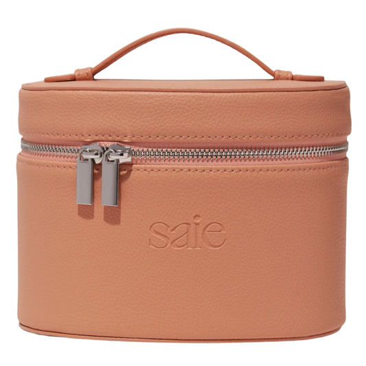 Vanity Case - The Mini (The Mini: 7” L x 5.25” H x 4.75” W in Peach)