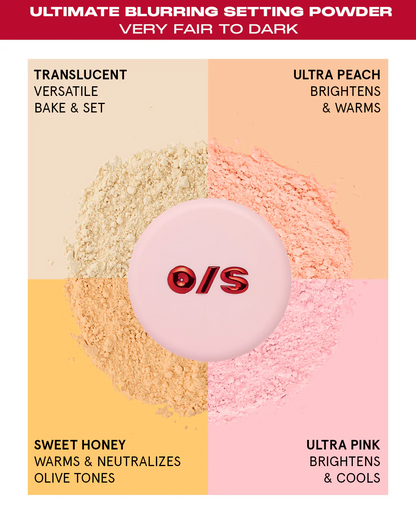 ULTIMATE BLURRING SETTING POWDER FULL-SIZED (Translucent)