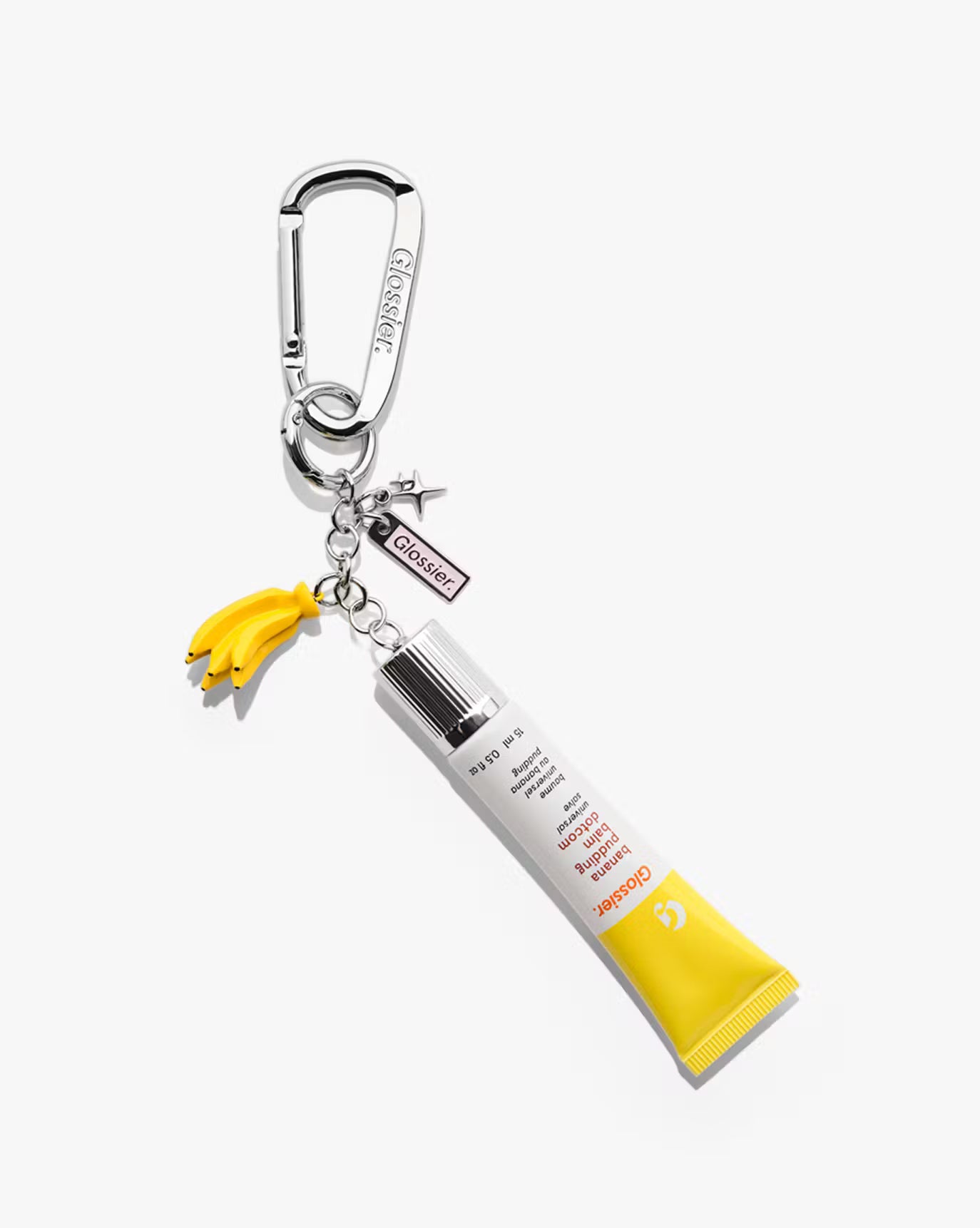 GLOSSIER | Banana Balm Dotcom + Keychain