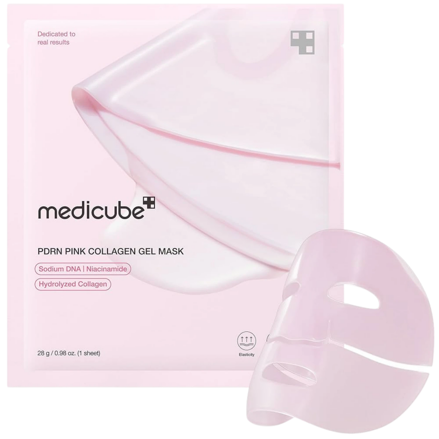 PDRN Pink Collagen Gel Mask, 4 Sheets