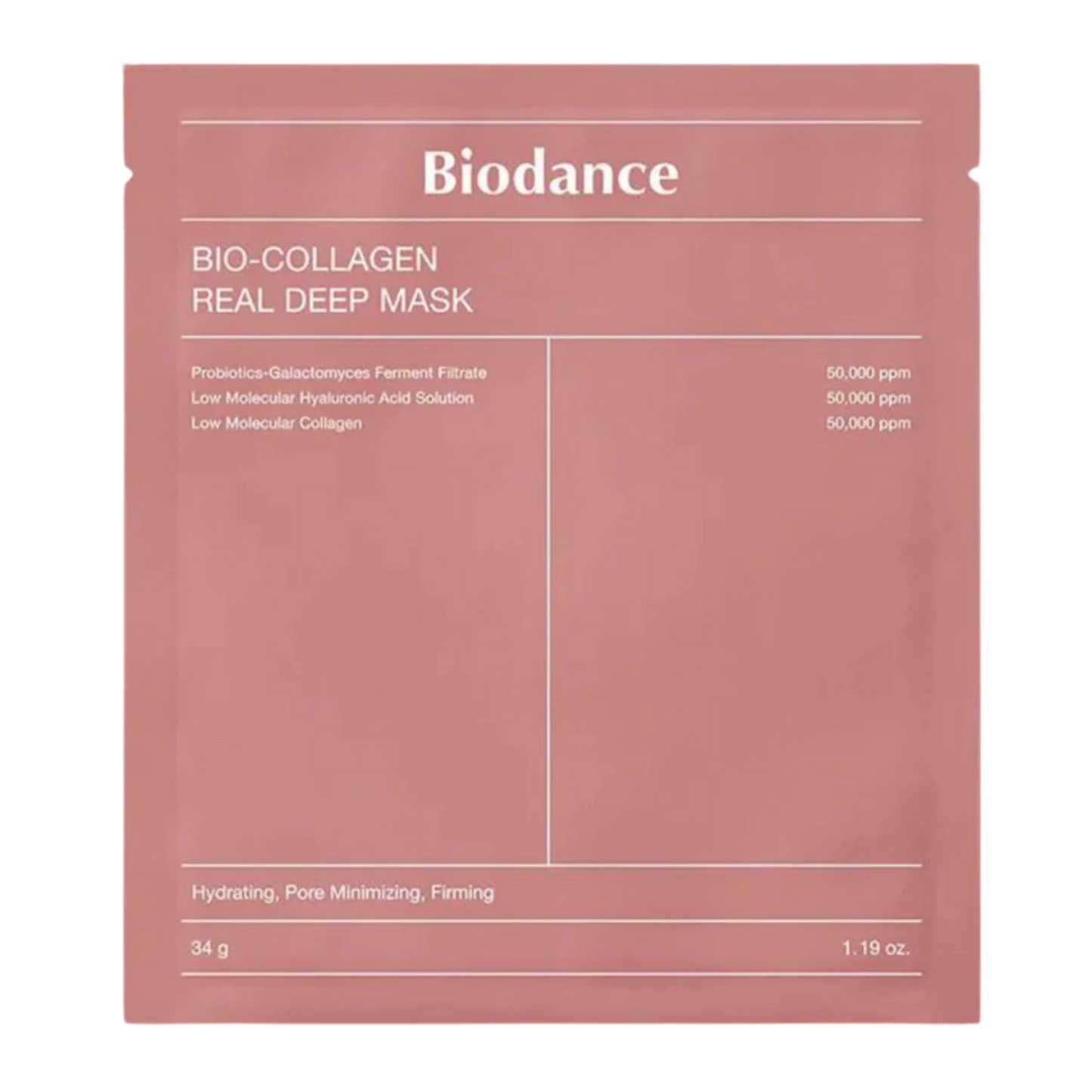 Bio Collagen-Real Deep Beauty Mask, 4 Sheets