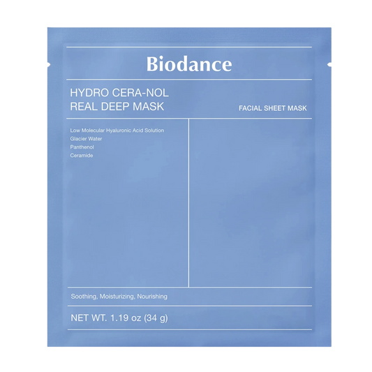 Hydro Cera-Nol Real Deep Beauty Mask, 4 Sheets