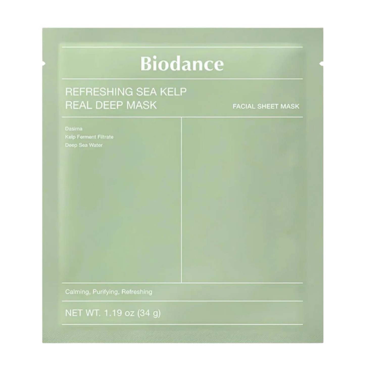 Refreshing Sea kelp Real Deep Mask, 4 Sheets
