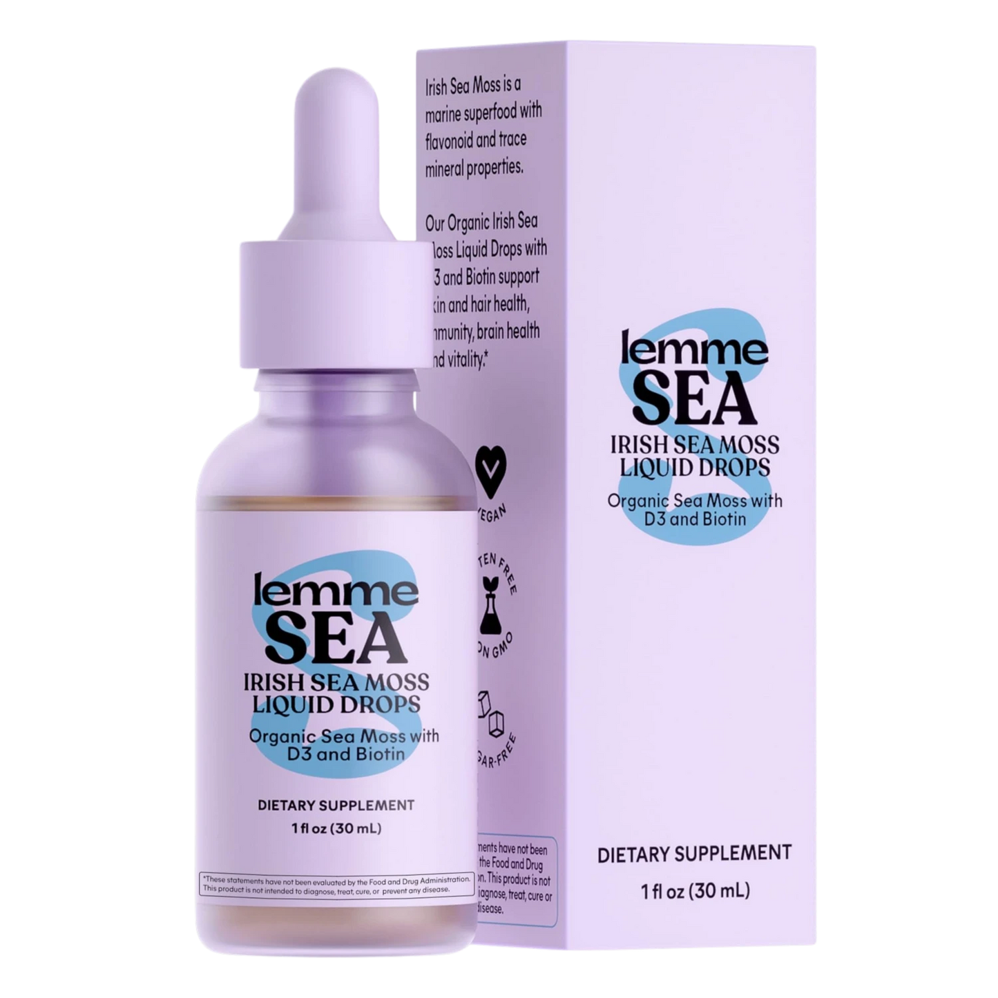 LEMME Sea Moss & D3 Liquid Drops
