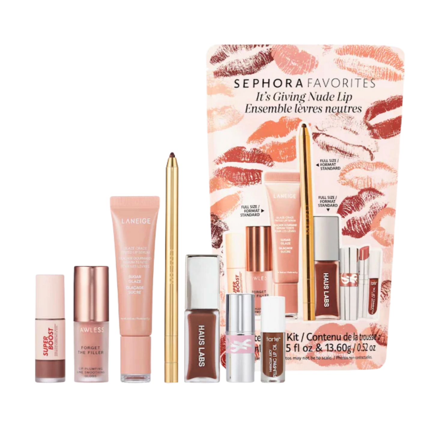 It's Giving Nude Lip Makeup Value Set (Real Value AED 630)