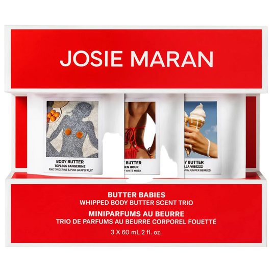 JOSIE MARAN BUTTER BABIES 3-PIECE BODY BUTTER MINIS KIT
