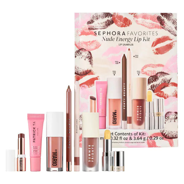 SEPHORA FAVORITES NUDE ENERGY LIP KIT MAKEUP SET