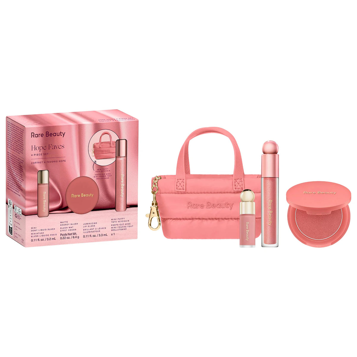 RARE BEAUTY BY SELENA GOMEZ HOPE FAVES 4-PIECE MAKEUP GIFT SET