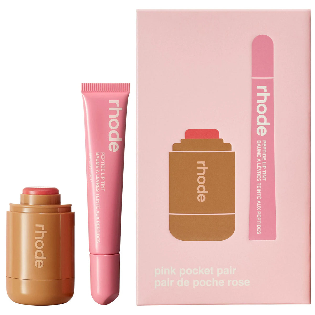 RHODE POCKET PAIR LIMITED EDITION LIP + CHEEK SET